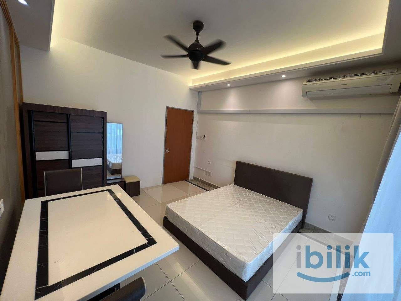 🏙️ Bedroom @ R&F Princess Cove | Balcony Access | Fully Furnished | Zero Deposit | RM1,400 - Image 3