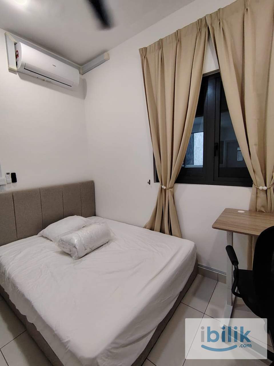 All Female Fully Furnished Medium Room for Rent (150m covered walkway to MRT Taman Pertama) - Image 1