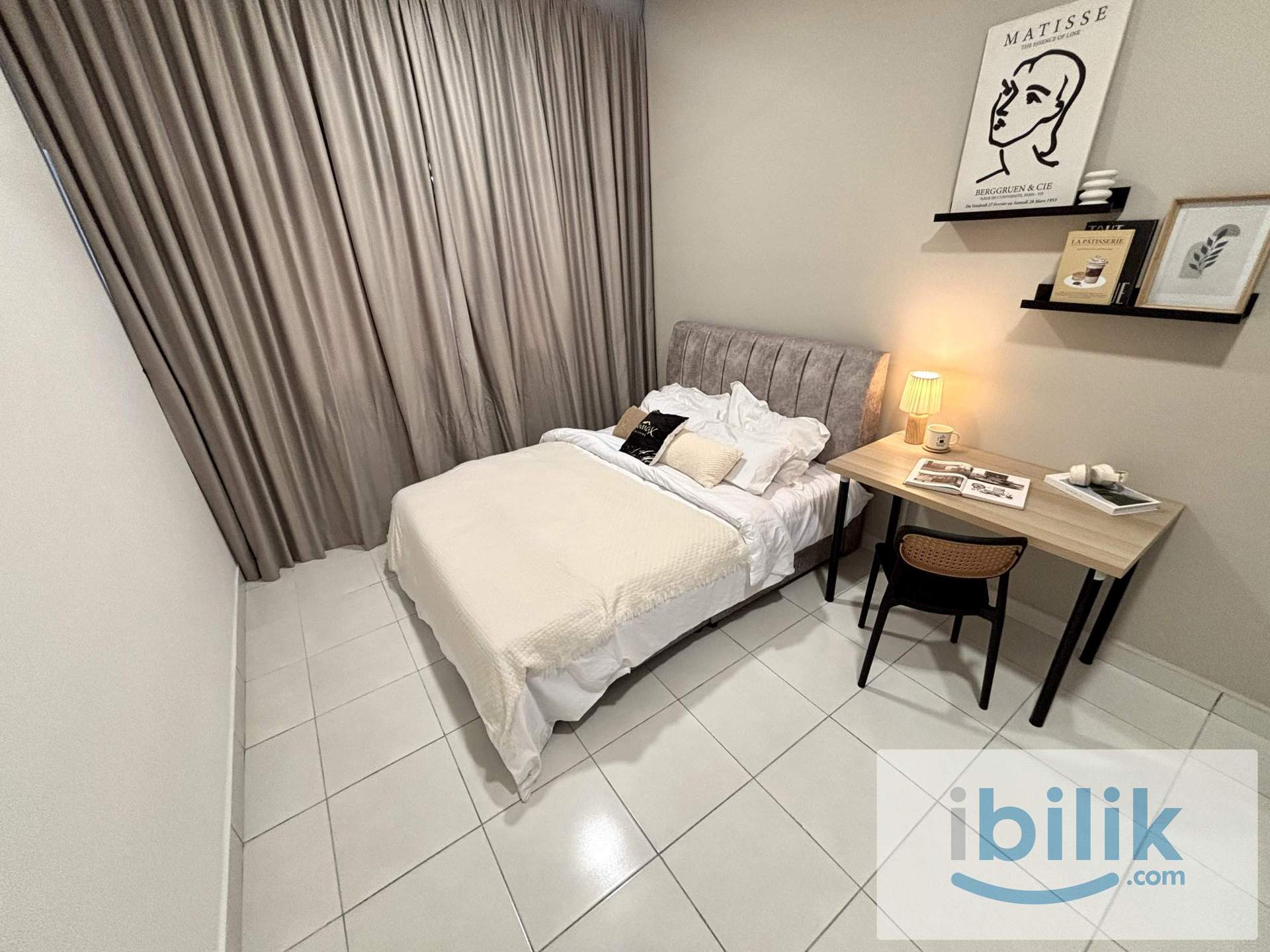 🏡 QUEEN ROOM RM800 ONLY FOR MIX GENDER HOUSE IN BUKIT JALIL 😍 EASY ACCESS TO LRT AND STADIUM BUKIT JALIL 🚅 - Image 3